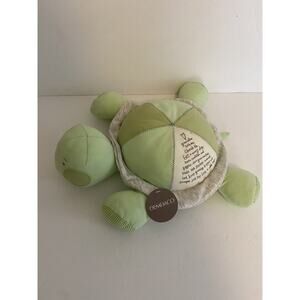 DEMDACO Turtle Plush Grow Slow Lori Siebert New